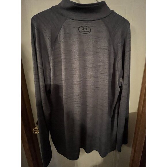 Under Armour Loose HeatGear UA Tech Zip WOMENS XL Heather GREY Lightweight - Picture 16 of 16